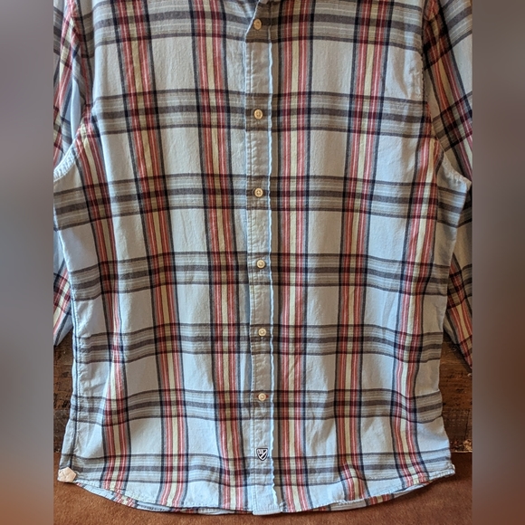 NWT Upcycled Handcrafted Button Down Shirt With Boho Wild Soul Bull - Picture 13 of 14